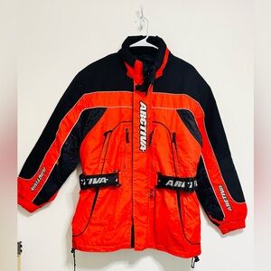 ARCTIVA Mens Small Snowmobile Jacket MPG/Comp 2 Red/Black YKK zippers 0315